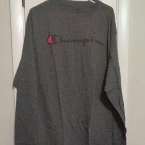Champion Charcoal Long Sleeve Tee